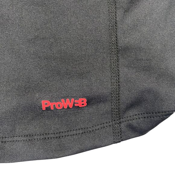 Spyder Active ProWeb Shirt Mens Large Black Stretch Raglan Sleeve Crew Neck - Picture 13 of 16